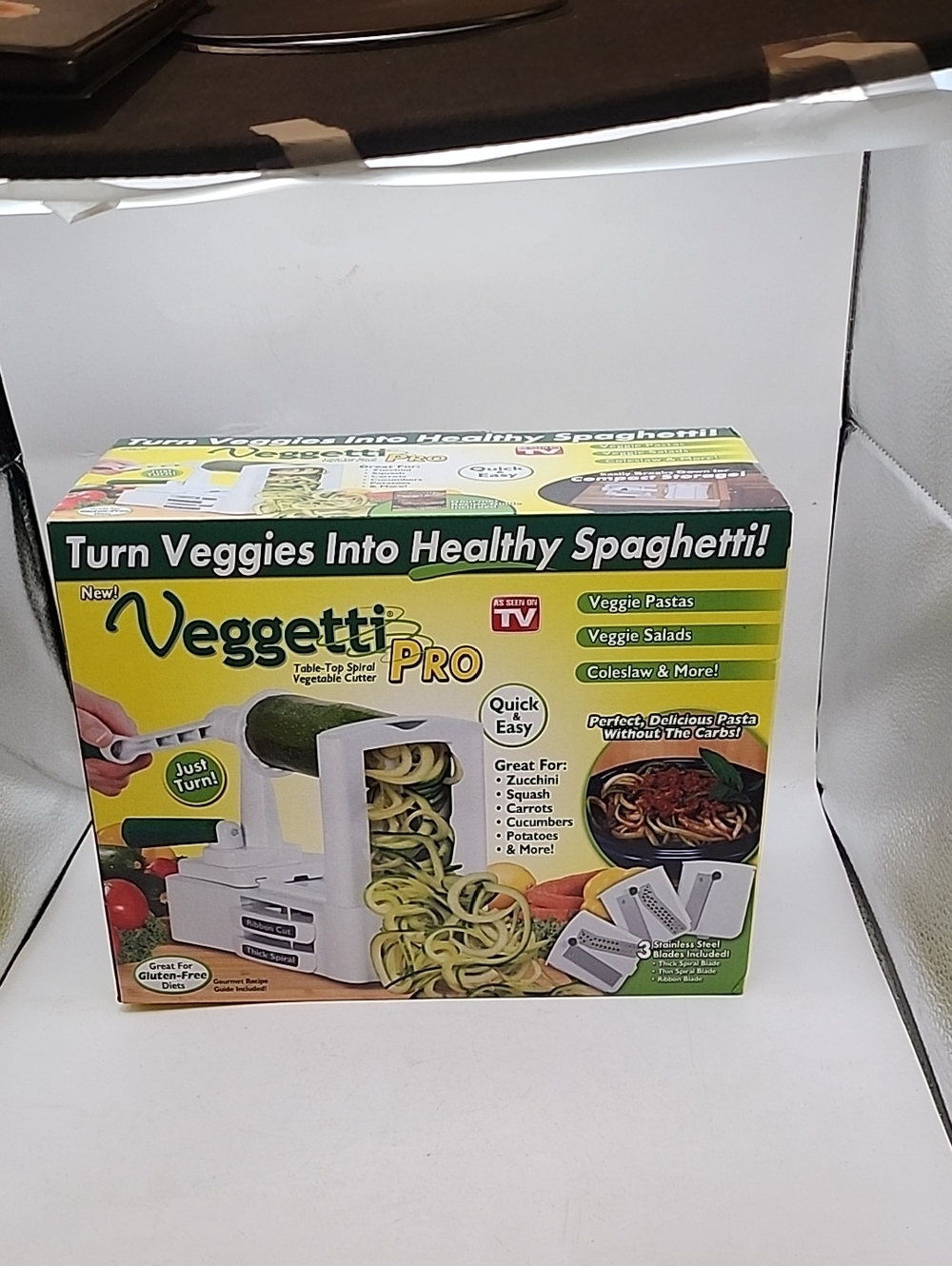 Veggetti Pro Spiral Vegetable Cutter As seen On TV NWT